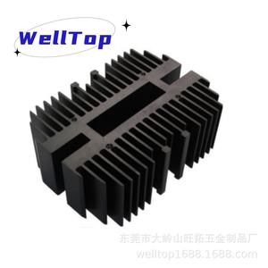 Radiador de Aluminio Anodizado de Alta Velocidad con Forma de Girasol, No Estándar, Venta al por Mayor en Dongguan, China - Product Image 2