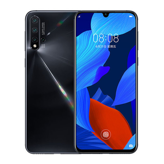 Wholesale HUAWEI Nova 5T 8+128Gb Dual Card 4G LTE Unlocked Phones Used Cell Phones Telefonlar Tlphone Android