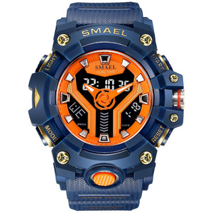 SMAEL 8075 <strong>Watch</strong> <strong>Outdoor</strong> Sports Men's Large Dial Complete Calendar Repeater Auto Date Chronograph Alarm Electronic <strong>Watch</strong> <strong>for</strong> Men - Product Image 2