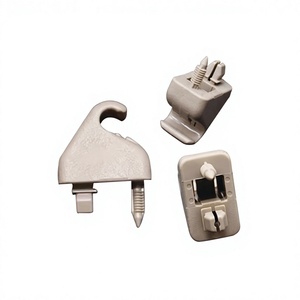 FOR Toyota Lexus Vanity <b>Mirror</b> Sun Visor Clip 74348-34010-B3 Beige <b>Plastic</b> Fastener Replacement Part - Product Image 2