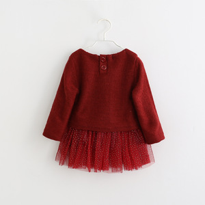 Top 10 des produits les plus vendus en Chine : Ensemble de vêtements pour bébés filles, sweat-shirt en polaire adorable, t-shirt et robe en coton pour l'école - Product Image 4