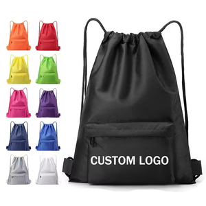 Zaino con Coulisse Impermeabile Personalizzato, Grande Capacità, per Palestra e Sport, con Tasca con Cerniera, <span class=keywords><strong>Borsa</strong></span> per Fitness e <span class=keywords><strong>Basket</strong></span> - Product Image 6