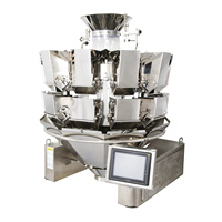 Automatische Zehn-Kopf-Lebensmittelwaage mit Doppeltür und glatter Oberfläche, Kombinationswaage für Bananenchips, Nüsse, Kartoffeln