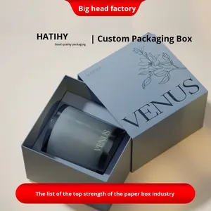 Caja de Cartón Corrugado Blanca en Forma de <span class=keywords><strong>Libro</strong></span> con Impresión UV a <span class=keywords><strong>Color</strong></span> Personalizada para Uso Agrícola y de Velas - Product Image 5