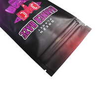 Sacs mystère personnalisés sacs en plastique anti-odeur refermable zip-lock sacs de pochette en aluminium pour le stockage des aliments, bonbons