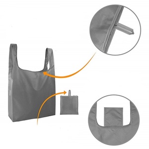 Fábrica de Vietnam al por mayor personalizado impreso reutilizable duradero bolsa de compras impermeable plegable eco poliéster bolsa de compras - Product Image 3