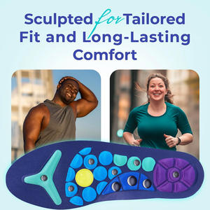 Solette Comfort con Terapia Magnetica per Sport e Tempo Libero, Promuovono la Circolazione Sanguigna, Assorbimento degli Urti, Supporto dell'Arco Plantare, Traspiranti - Product Image 2