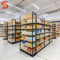 Étagère de présentation pour supermarché, présentoir de produits pour épicerie, présentoir de magasin, fournitures pour centre commercial, rayonnage de présentation pour supermarché
