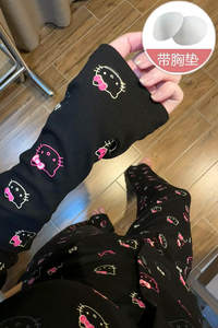 <span class=keywords><strong>Pyjama</strong></span> avec coussin de poitrine pour femmes automne et hiver vêtements d'extérieur de haute qualité ensembles de vêtements de nuit sexy - Product Image 2