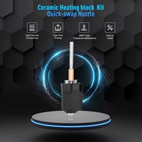 Creality Ender 3 V3 Plus/3 V3 Kit de bloc chauffant en céramique avec buse intégrée Support d'impression haute vitesse haute température