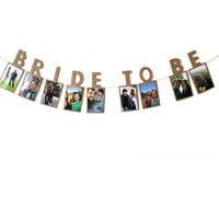 Bannière de cadre photo en papier bon marché à vendre, avec fond en forme de cœur, pour fête de mariage, fête de fiançailles, décoration de mariage