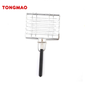 Có thể gập lại BBQ Cá Nướng Giá thép không gỉ Cá Nướng Giỏ nướng lưới thép - Product Image 3