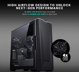 Phanteks Eclipse G500A boîtier mi-tour avec un panneau avant en maille et un boîtier <span class=keywords><strong>PC</strong></span> contrôleur numérique RVB <span class=keywords><strong>intégré</strong></span> - Product Image 3