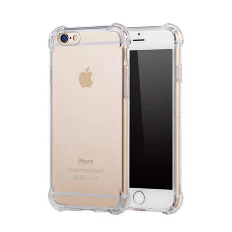1.2mm Crystal Clear TPU Case For iPhone 12 Pro Max 11 XR XS 7 8 Plus 6 6S SE 2020 Shockproof Transparent Cover