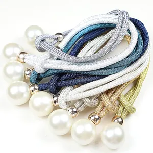 european style small circular pearl curtain tie backs tassel tieback for curtains for bathroom