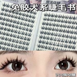 Pestañas Postizas de Fibra Sintética sin Pegamento de Alta Capacidad de Qingdao, Línea Completa de Pestañas Semi-Artificiales, Pestañas de 10/20 Filas - Product Image 3