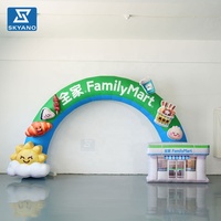 Arche gonflable personnalisée pour la publicité et la décoration d'événements, de foires et de stands de marché