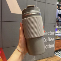 Mug isotherme en acier inoxydable à double paroi, isolé sous vide, sans BPA, anti-fuite, isolation de 6 à 12 heures, design américain