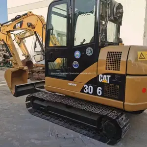 二手液压履带式挖掘机CAT 306 D状况良好6吨迷你低速低噪音