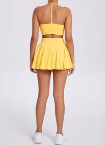 Conjunto de falda de tenis para mujer, ropa de gimnasio, faldas de tenis plisadas ligeras y cómodas para niñas, conjuntos de Fitness para gimnasio, conjunto de ropa de tenis - Product Image 4