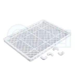 Wholesale Prices Plastic Drying Tray Stacking Ventilation Drying Tray With Mesh Hole