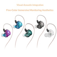 Earphone In-Ear Dinamis 3.5mm Headset Musik Berkabel 1.2m Kabel Tembaga Bebas Oksigen TPE Silikon