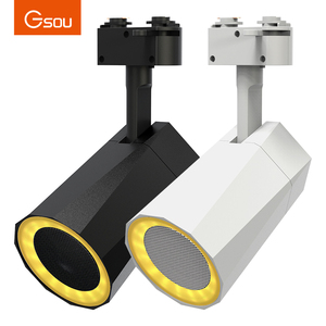 Rail de voie RGB <span class=keywords><strong>Haut</strong></span>-<span class=keywords><strong>parleur</strong></span> 12w Rail Conception réglable Système commercial <span class=keywords><strong>Haut</strong></span>-<span class=keywords><strong>parleur</strong></span> d'éclairage pour <span class=keywords><strong>magasin</strong></span> et salle d'exposition - Product Image 1