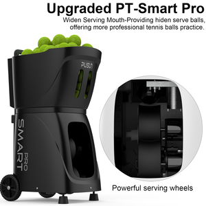 PT-SMART PRO, Novedades, Máquina Lanzapelotas de Tenis PUSUN, Equipo para Entrenamiento y Práctica con Control Remoto por Aplicación - Product Image 3