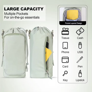 Sac à bandoulière isotherme portable imperméable avec logo personnalisé pour bouteille d'eau - Product Image 4