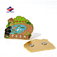 Aimants de réfrigérateur Longzhiyu 20Y, souvenirs populaires, logo personnalisé, aimants de réfrigérateur en métal pour la décoration