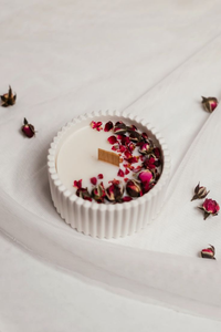 Handmade hoa khô nến thơm quà lưu niệm đám cưới nhà hương liệu trang trí tùy chỉnh màu sắc và mùi hương - Product Image 3