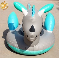 Ballon d'exercice gonflable en PVC Dragon Argenté 120CM, jouet aquatique durable, pliable et étanche pour adultes