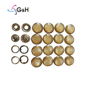 Fabrika toptan 8.2mm 9.2mm 10mm 11mm geçmeli düğme Metal düğme yapış - Product Image 6