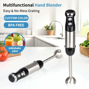 Batidora de mano de 500W de inmersión eléctrica de 12 velocidades potente de acero inoxidable brillante al por mayor para bebé, niños, <span class=keywords><strong>casa</strong></span>, mezclador de alimentos - Product Image 6