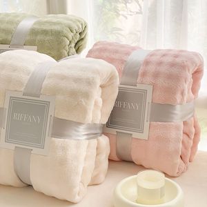 Coperta <span class=keywords><strong>in</strong></span> pile di corallo, <span class=keywords><strong>lenzuola</strong></span> <span class=keywords><strong>in</strong></span> <span class=keywords><strong>flanella</strong></span>, pile a doppia faccia invernale, piccola, all'ingrosso, personalizzabile, tinta unita - Product Image 1
