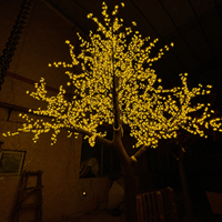 Maßgefertigter LED-Kirschblütenbaum Licht Weihnachtsfest-Dekoration Künstlicher Blumenbaum für Freizeitparks und Gewerbeprojekte