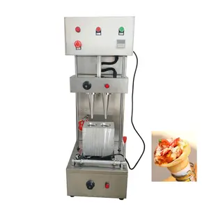 Bester Preis Vier gefrorene Pizza kegel Ehemalige bearbeitete Vitrine 110 Support Pizza Make Machine