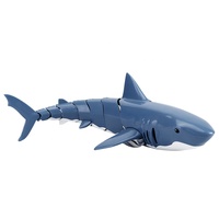 Juguete de Tiburón RC en Oferta, Flexible, 2.4G, 20 Minutos de Autonomía, Simulación Eléctrica, Motor Resistente al Agua, Juguete de Animal RC para Niños
