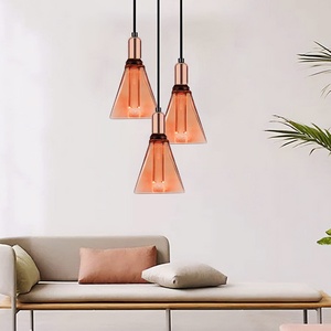 Lampada LED vintage marrone 4W E27, design a diamante, ideale per decorazione e ambienti retrò, aggiunge calore e stile a qualsiasi ambiente. - Product Image 1