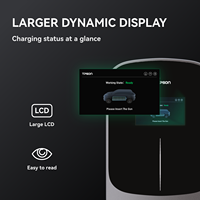 Chargeur mural pour véhicules électriques TPSON 7kW 32A avec prise Type 2/GBT, lecteur de carte et OCPP 1.6J IP65, neuf pour les parkings commerciaux
