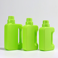 Conteneur d'emballage de liquide de lavage en plastique HDPE blanc vide 500ml 450ml bouteille de cruche de détergent à lessive à prix compétitif