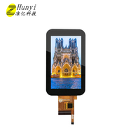 Technologie Zhunyi 3 pouces 480x854 TFT LCD IPS affichage Interface MIPI moniteur d'écran tactile capacitif pour système de contrôle de maison intelligente