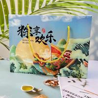 Boîte cadeau écologique en carton ondulé personnalisé avec gaufrage pour fruits, avec trous d'aération, vente en gros