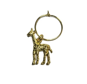 Vàng Tone Kẽm Hợp Kim Rượu Vang Thủy Tinh Quyến Dũ Set-4Pcs Safari Động Vật (Voi, Hổ, Hươu Cao Cổ, Khỉ) Mặt Dây Chuyền Cho Sở Thú Bên Ủng Hộ - Product Image 2