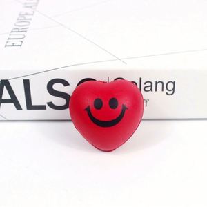 Pelotas Antiestrés con Cara Sonriente: Mini Pelotas de Espuma en Forma de Corazón para Recompensas Escolares y Promociones - Product Image 4