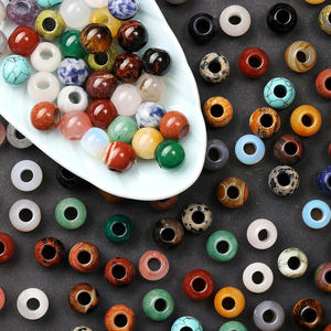JD GEMS - Cuentas de Piedra Natural de Alta Calidad de 6 mm, 8 mm, 10 mm y 12 mm, Coloridas, Certificadas por CNAS, con Orificio <span class=keywords><strong>Grande</strong></span>, para Joyería, DIY, Pulseras - Product Image 4