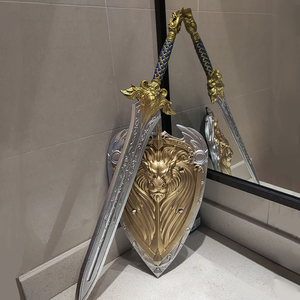 Juego de Espada y Escudo de Espuma de PU Realista de 42.52'', Juguete Ligero, Suave, Resistente y Flexible para Niños, Cosplay, Escenario, Fábrica, Venta al por Mayor - Product Image 2