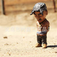 Figurine de rappeur Tupac, star du hip-hop, figurine de Snoop Dogg, objets cool, collection de figurines, modèle de statue créative