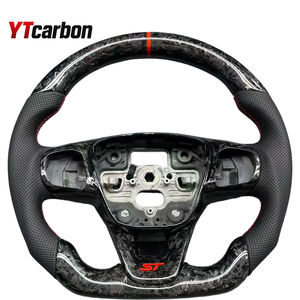 Volante Deportivo de Fibra de Carbono Personalizado YTcarbon Racing, Modificado para Focus MK4 MK8 <span class=keywords><strong>Fiesta</strong></span> <span class=keywords><strong>ST</strong></span> MK7 MK7.5 2009-2017 - Product Image 5