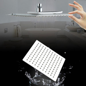 Đầu Vòi Hoa Sen Mưa Mưa Hình Vuông 304 Từ Tính Siêu Mỏng Tùy Chỉnh Tiết Kiệm Nước Bằng Thép Không Gỉ Kiểu Thác Nước - Product Image 3